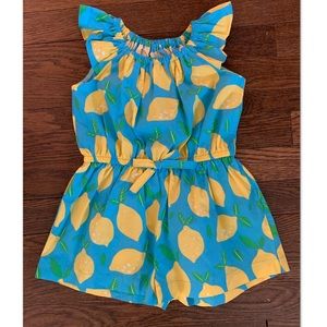 Kelly’s Kids Adorable Lemon Romper Size 3/4